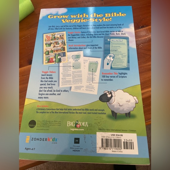 Bible NIV, The VeggieTales - Picture 2 of 6